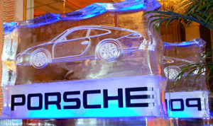 Markenlogo, Firmenlogo, Produktlogo komplett in Eis